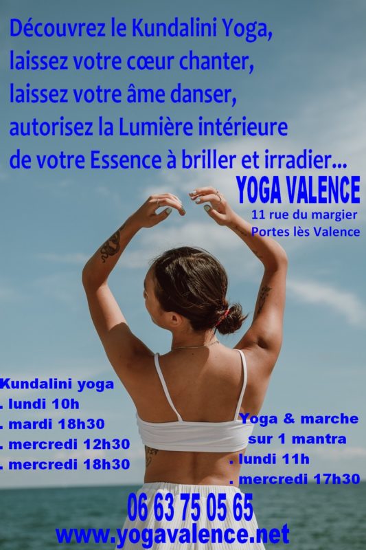 kundalini yoga mercredi 12h30 Valence